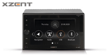 XZENT X-427 – 2-DIN Autoradio / Multimediasystem